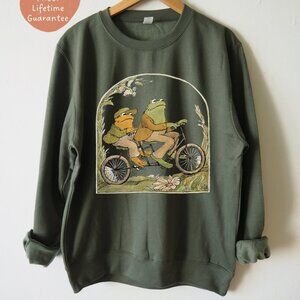 Frog and Toad Sweatshirt – Classic Book Cottagecore Sweater